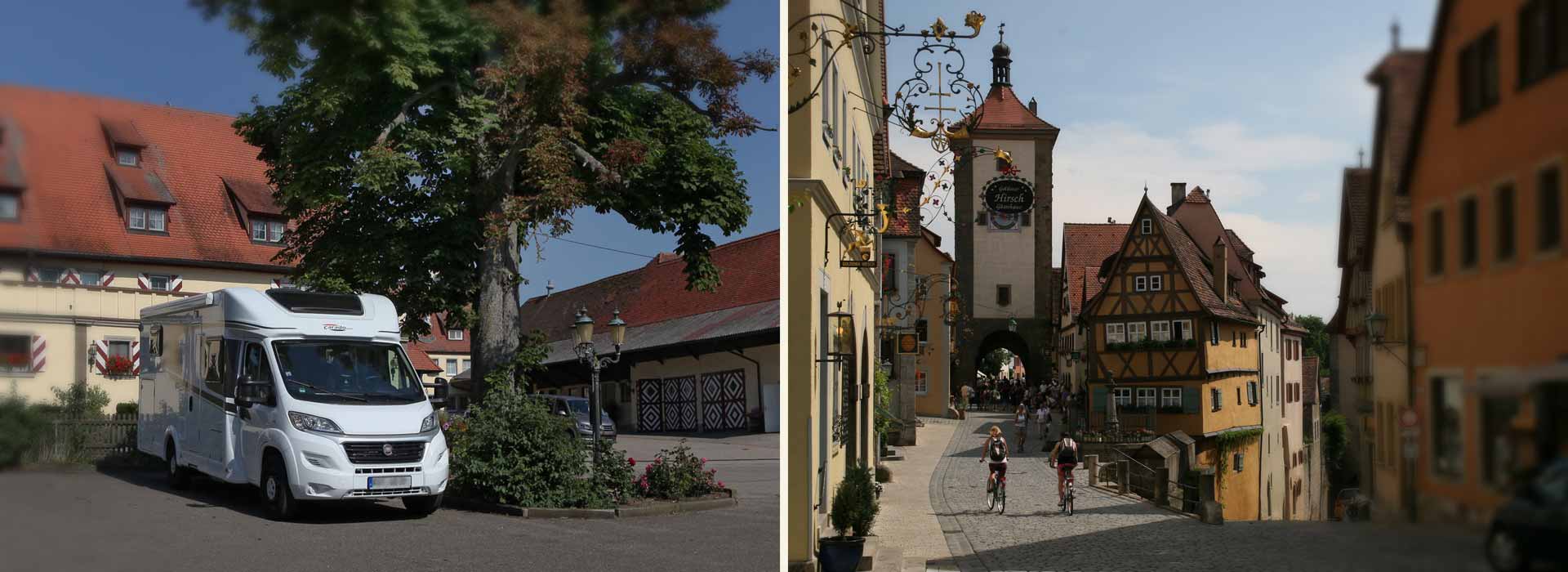 Wohnmobilstellplätze Rothenburg ob der Tauber