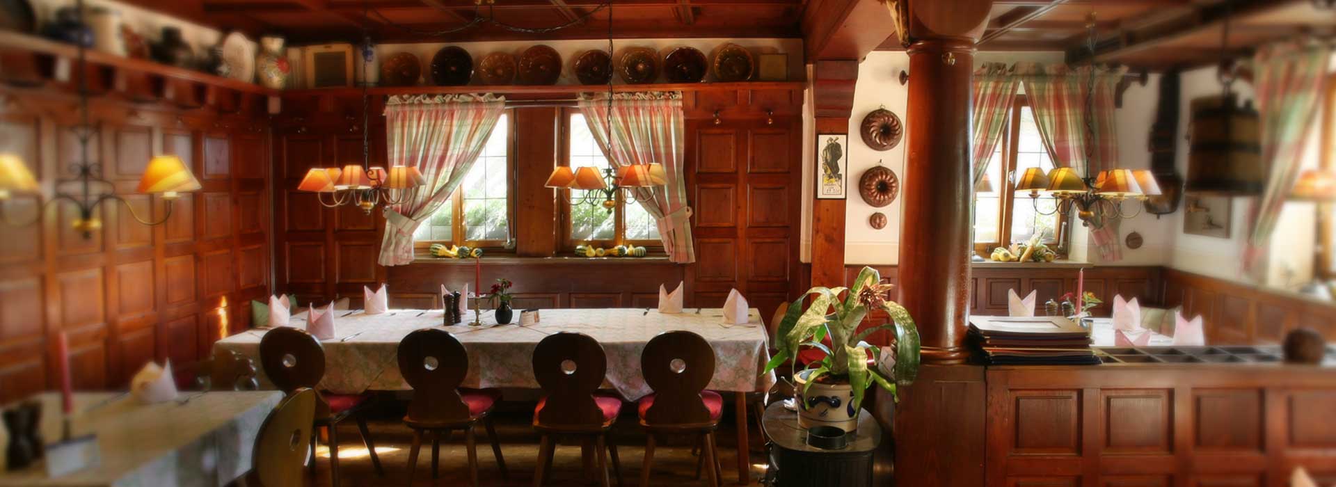 Brauereigasthof Gaststube Gasträume